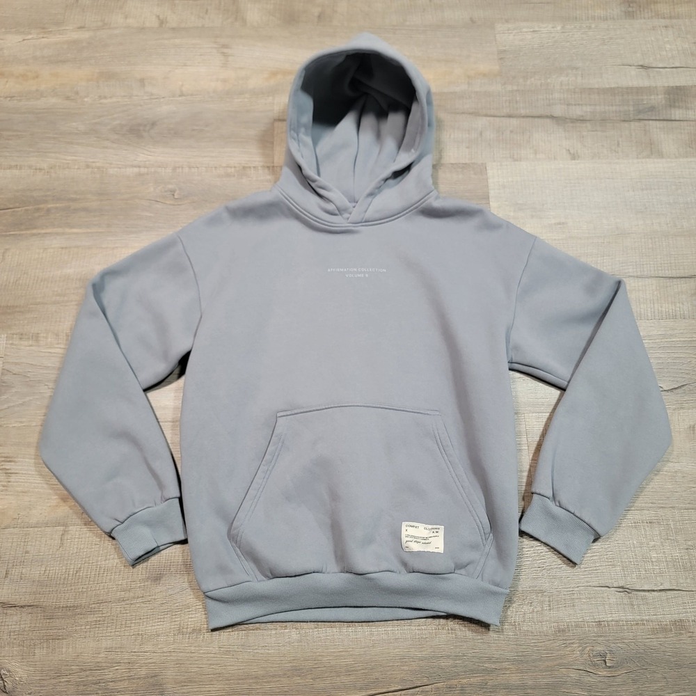 Comfrt Affirmation Collection Sweat Fleece Pullover Hoodie Size Medium Vol 9